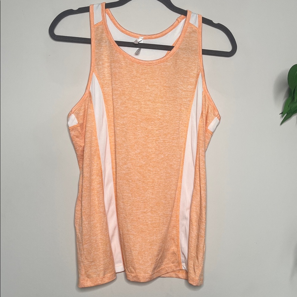 Women's Orange Sleeveless Top